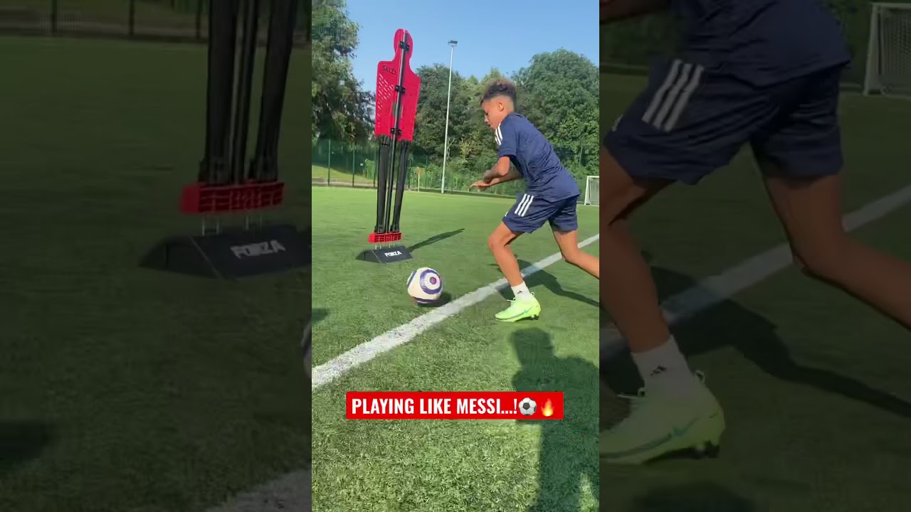 PLAYING LIKE MESSI!! | LEFT FOOT FOOTBALL SKILLS!!