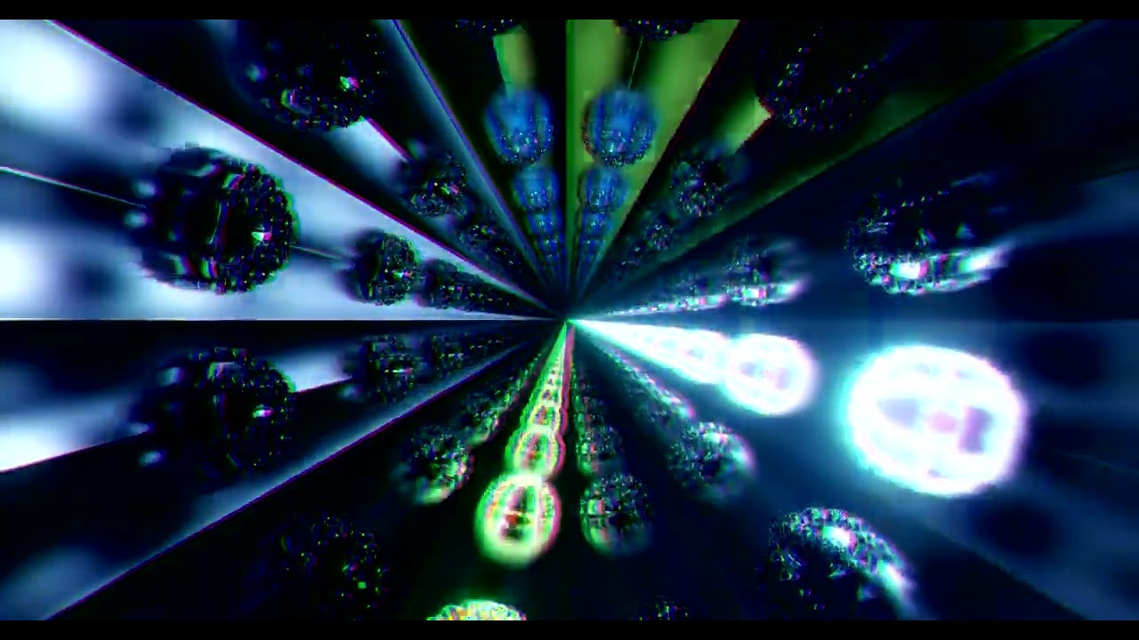 10 Hours Neon Tunnel Screensaver 4K UHD 60fps - VJ Loop Visual Content for Windows 11 PC Laptop