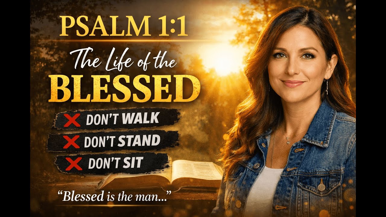 Psalm 1:1 — The Life of the Blessed | Don’t Walk, Stand, or Sit With the Wicked