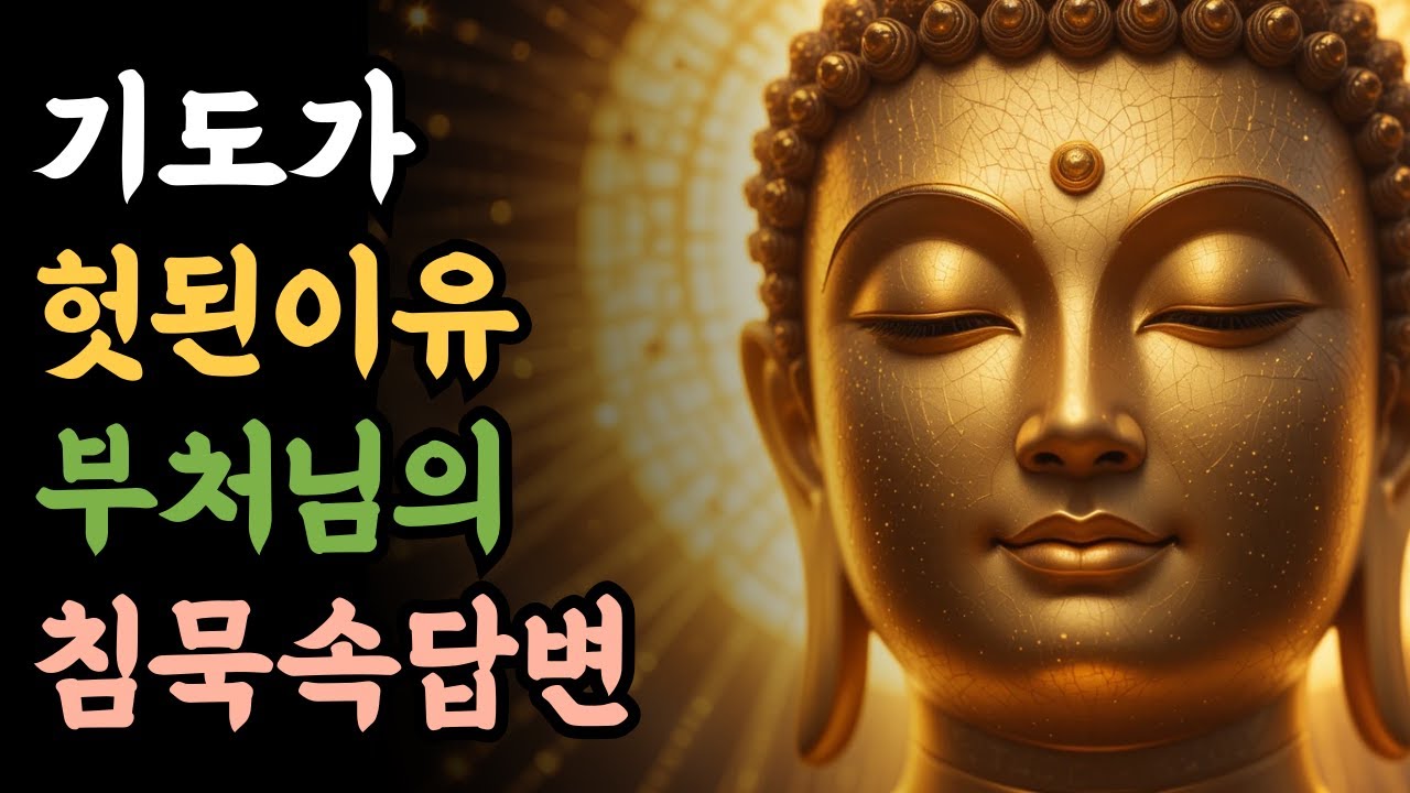 기도가 헛된이유 부처님이 침묵속답변 #부처님말씀 #불교명상 #명상하는부처님 #자녀를위한기도