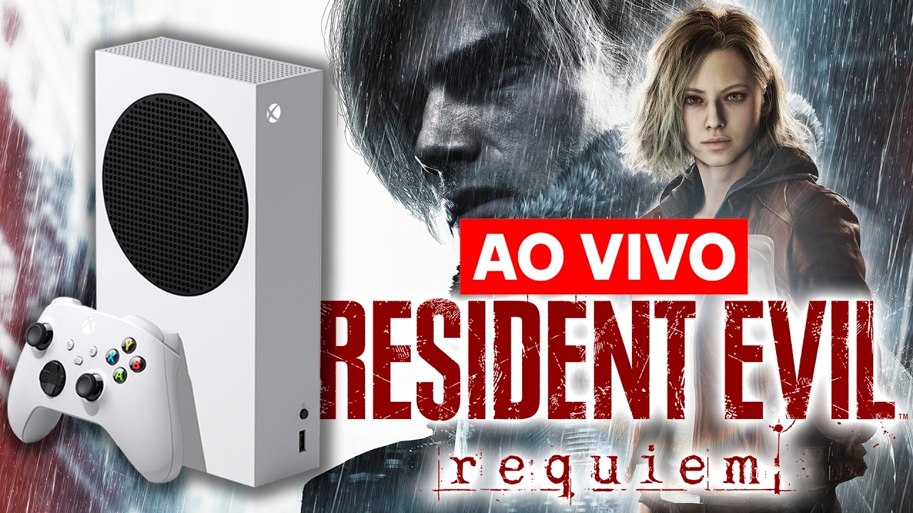 RESIDENT EVIL REQUIEM no XBOX SERIES S [AO VIVO] - Obrigado @CapcomBrasil