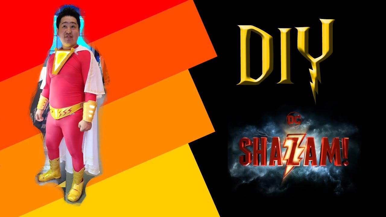 DIY shazam suit with LED light