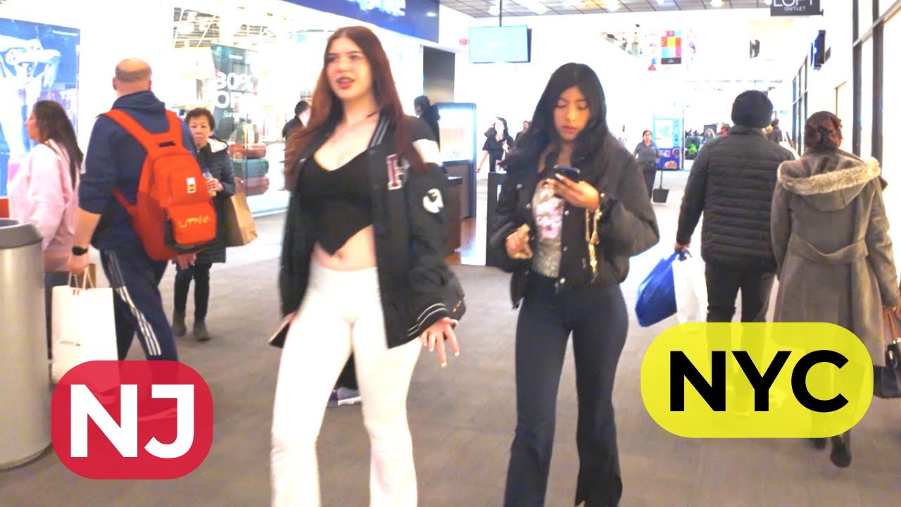 Торговый центр Jersey Gardens Mall | Элизабет, Нью-Джерси — В воскресенье здесь было многолюдно и...