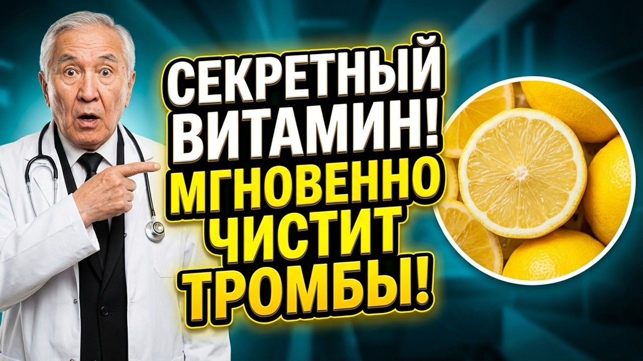 ТРОМБЫ боятся этого витамина! Почему врачи молчат? 😱💊