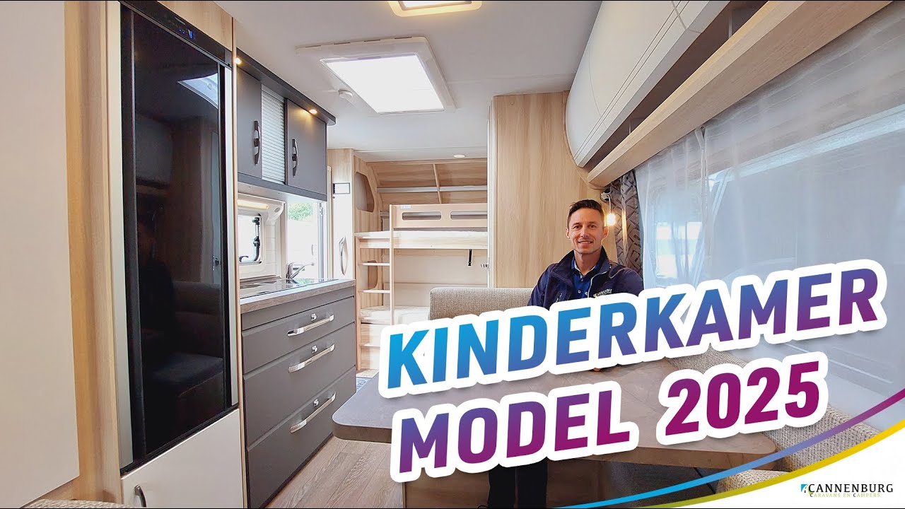 Hobby De Luxe 490 KMF modeljaar 2025 caravan met stapelbed