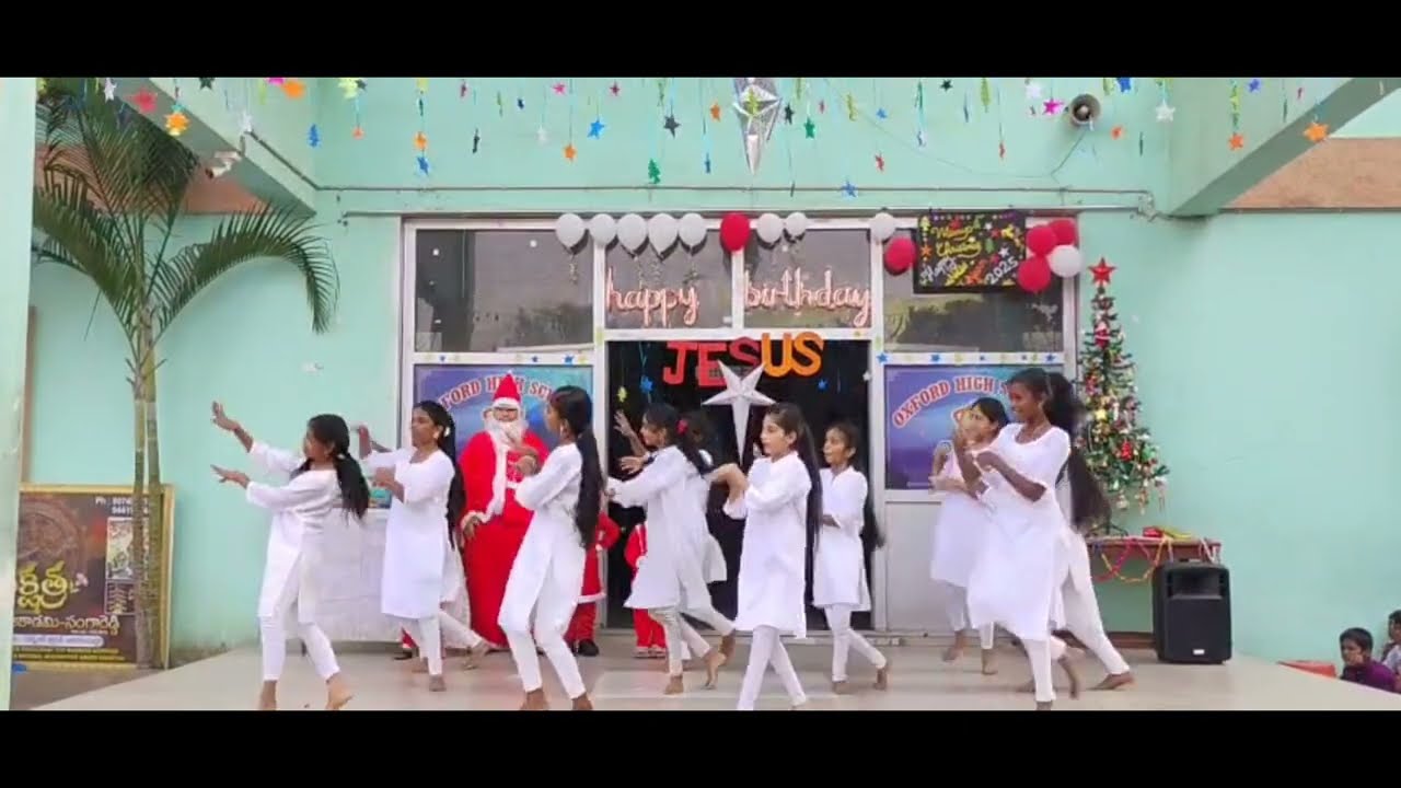ఆక్స్ ఫర్డ్ స్కూల్లో క్రిస్టమస్ సంబరాలు   Christmas Celebrations in Oxford School