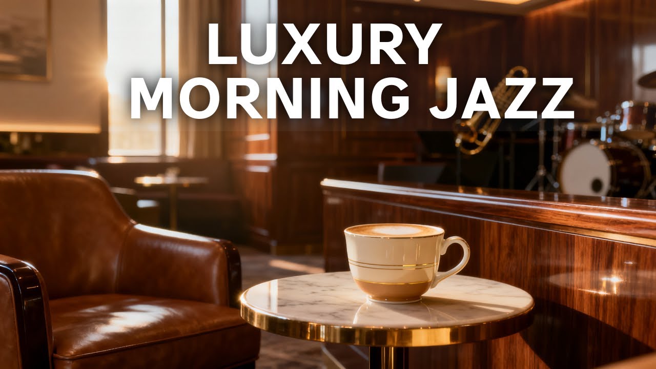 Morning Jazz ☕ Luxury Calm Jazz for a Smooth Start 朝のジャズ