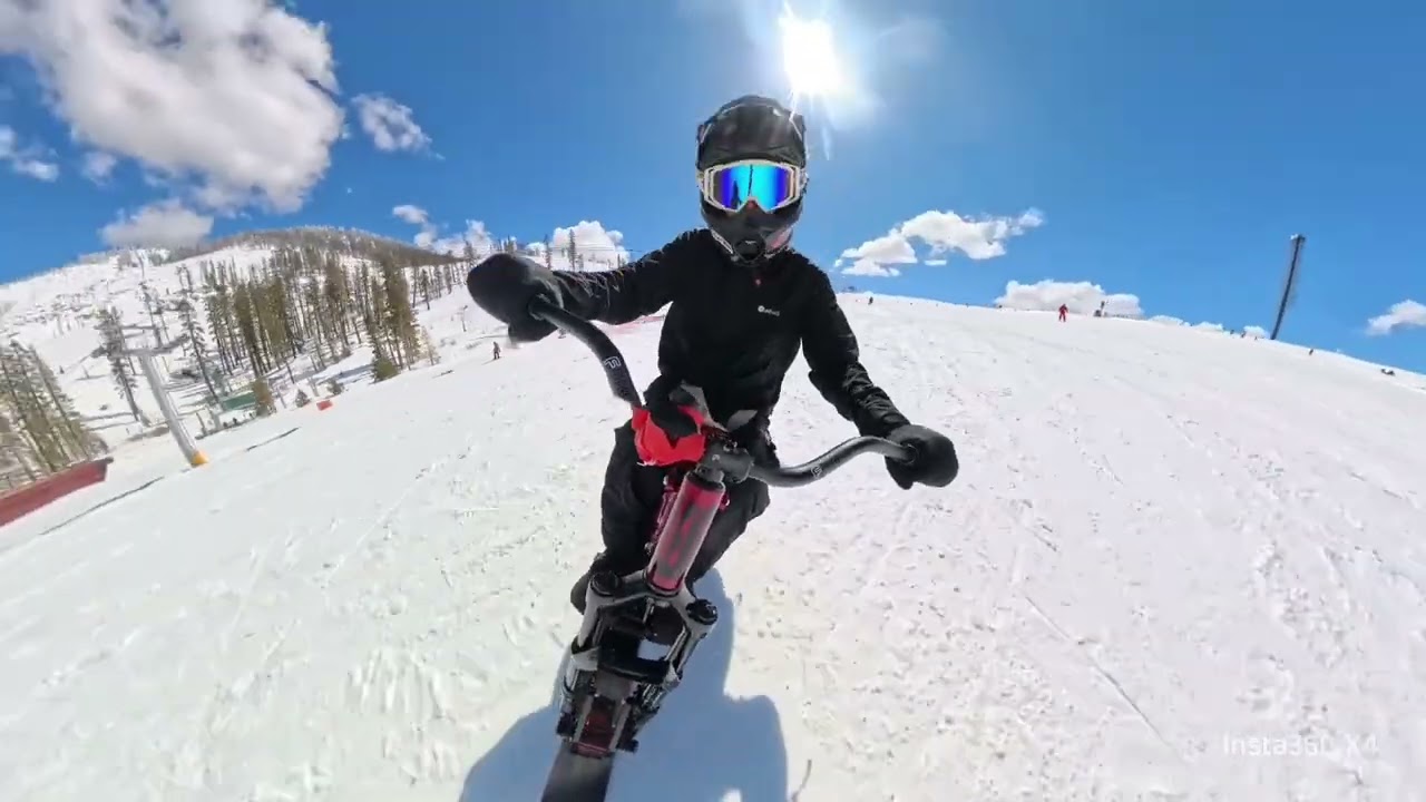 World&rsquo;s first paralyzed skibike rider!