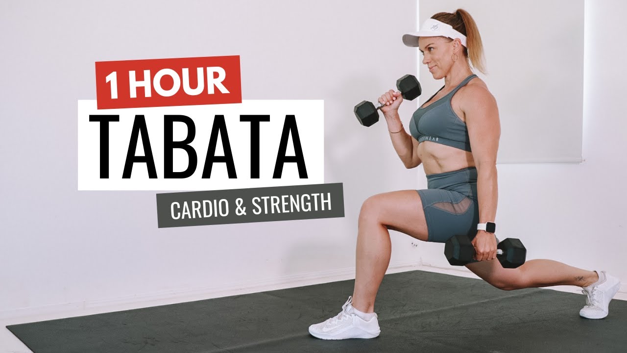 1 Hour TABATA CARDIO & STRENGTH SUPERSETS WORKOUT |🔥Burn 322 Calories🔥