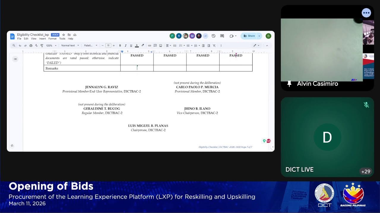 Procurement of the Learning Experience Platform (LXP) for Reskilling and Upskilling