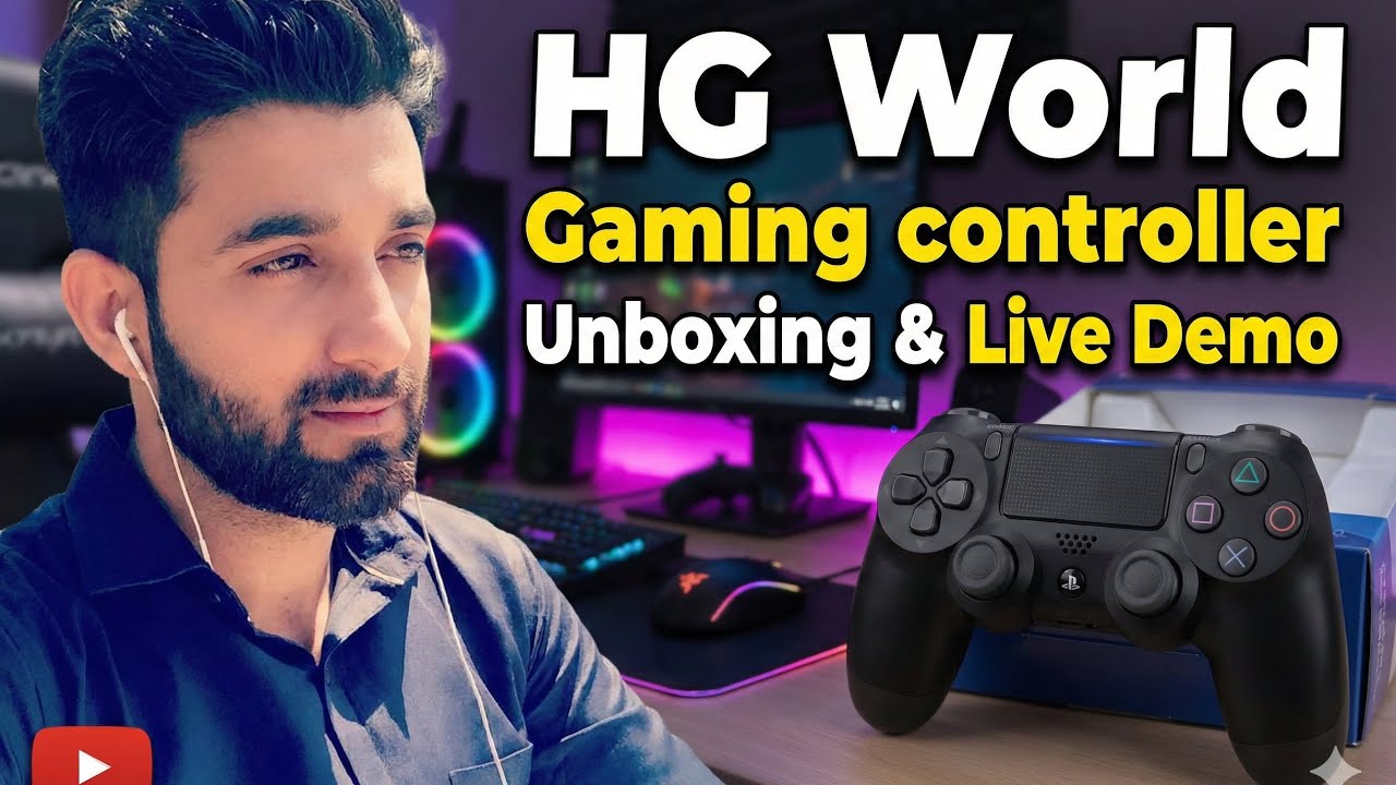 HG world Wireless gamepad controller Unboxing #HGWORLD #unboxing @CJMehtaa  