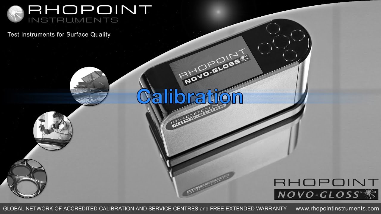Calibration guide for the Novo-Gloss Glossmeter