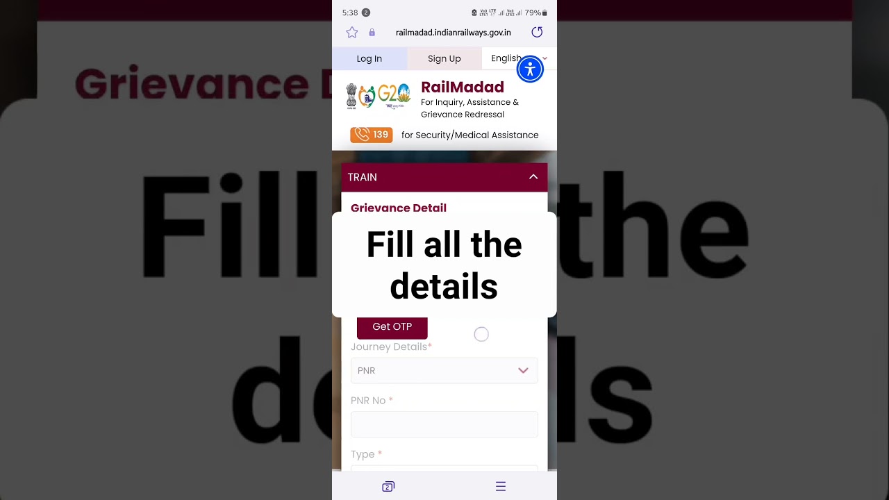 How to complaint train problems #railmadad #irctc #indianrailways