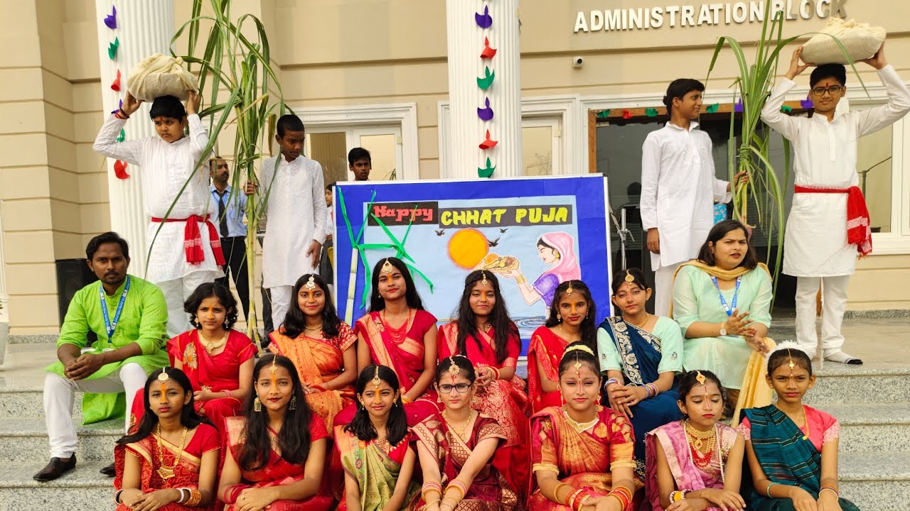 🪔chhat puja 🙏 GD Goenka public school Darbhanga dance pafomans #darbhanga
