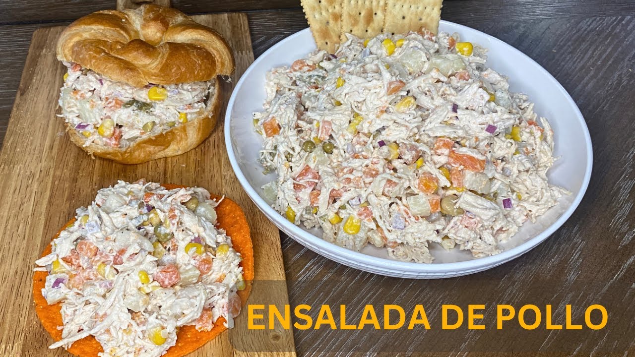 Ensalada de Pollo - Receta Fácil y Rápida -