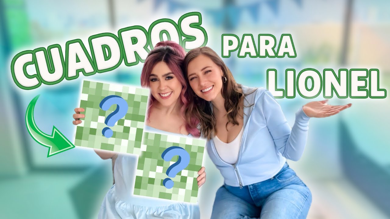 LE PINTÉ CUADROS A LIONEL | MIS PASTELITOS 💙🎨