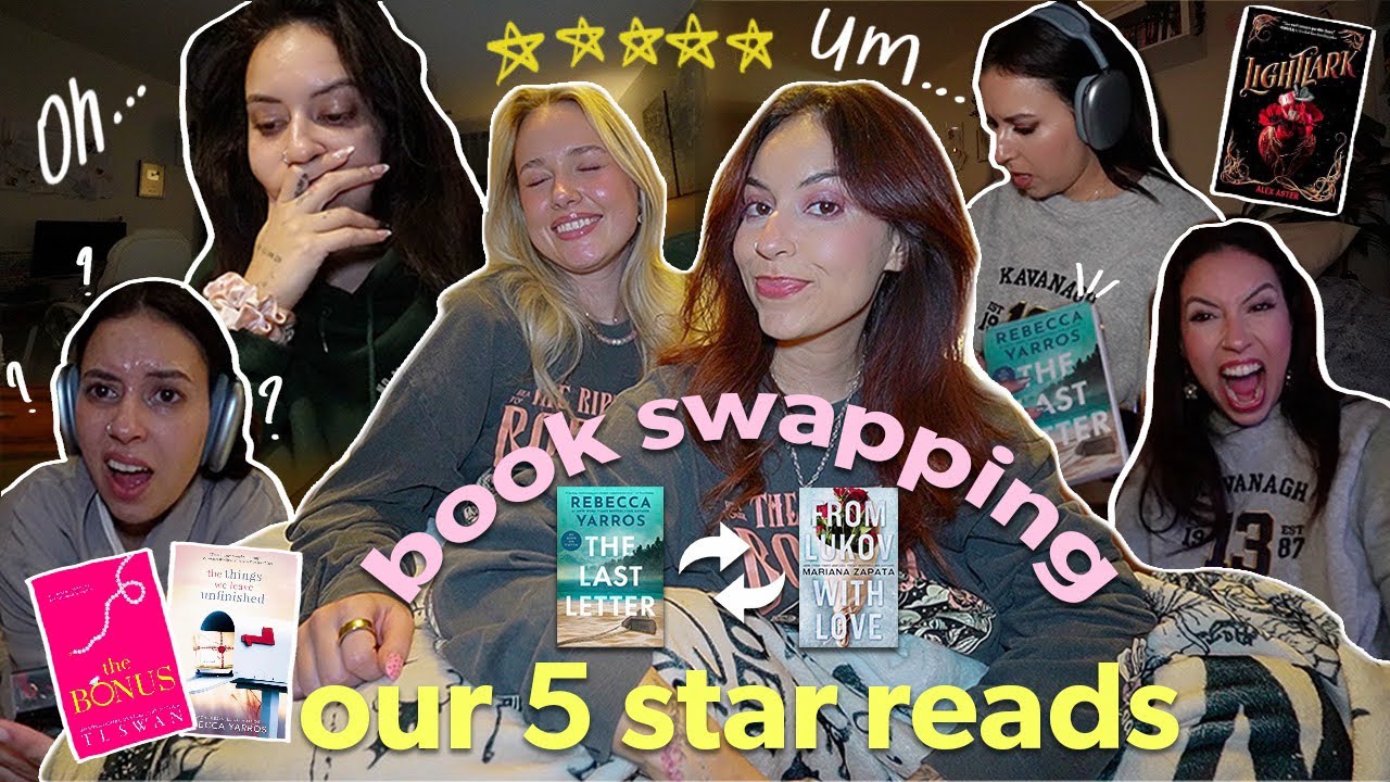 Обмениваемся нашими 5⭐️ книгами! Видеоблог без спойлеров 📚🔄🎥