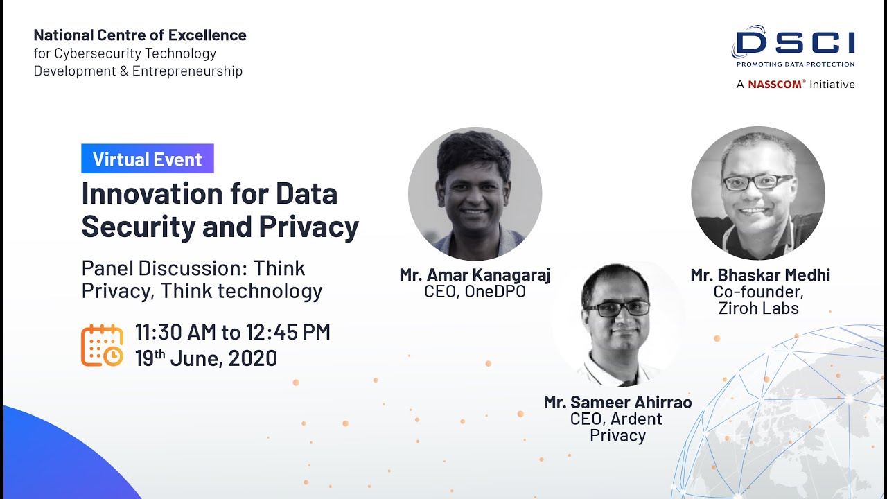 Innovation for Data Security & Privacy Part 2 | Virtual Panel Discussion by National CoE