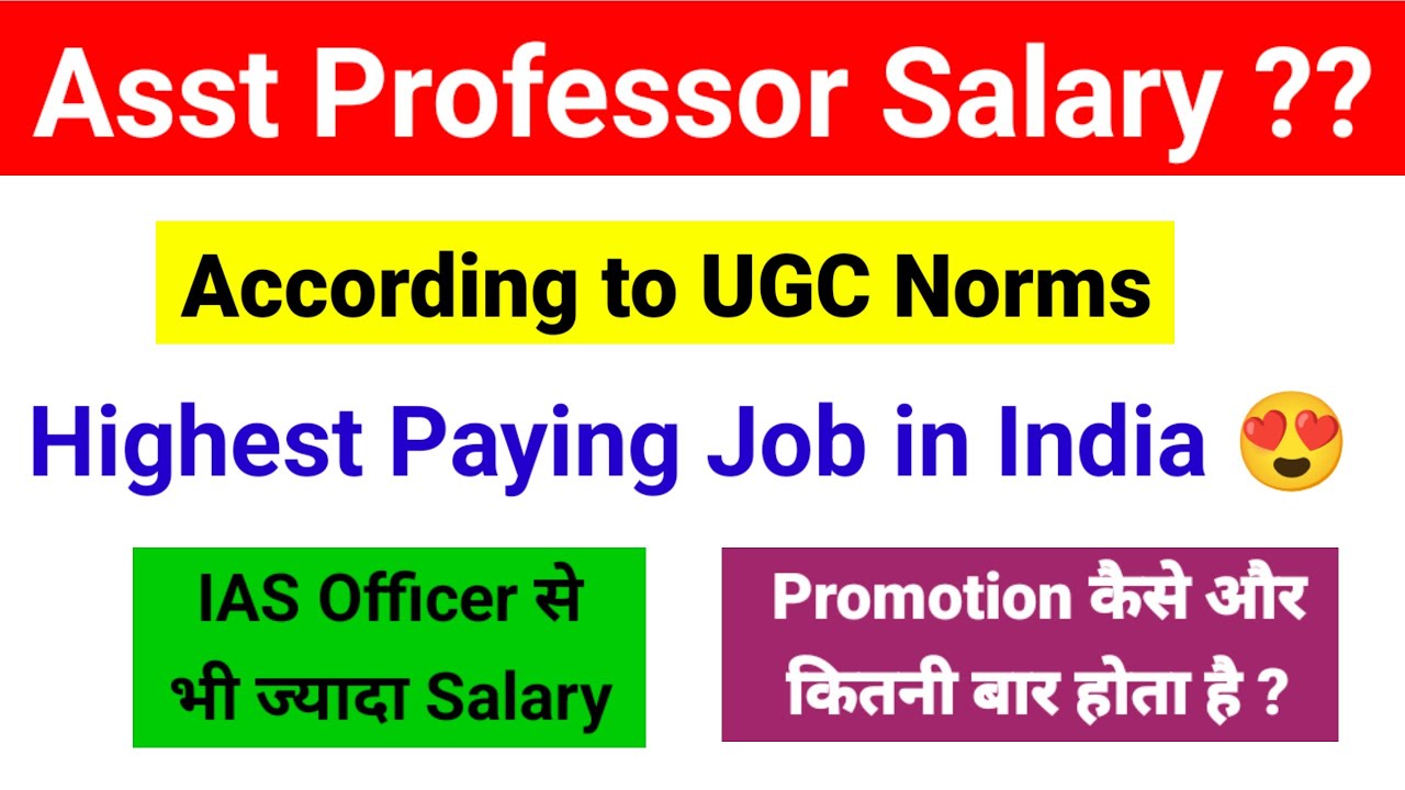 Assistant Professor Salary UGC Norms 2024 | UGC 7th Pay Matrix | Academic Level | UGC NET MENTOR
