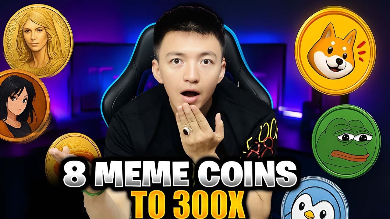 Top 8 Meme Coins to Buy NOW Before They Explode (300x Potential)