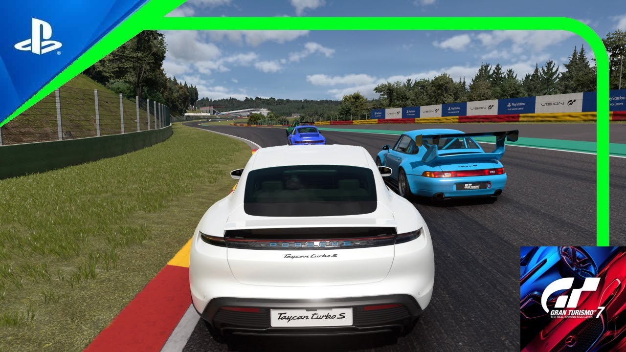 Gran Turismo 7 | Career | Porsche Cup | Circuit de Spa-Francorchamps | Porsche Taycan Turbo S