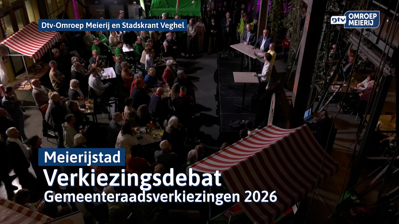 Lijsttrekkersdebat Gemeenteraadsverkiezingen Meierijstad I Dtv Omroep Meierij