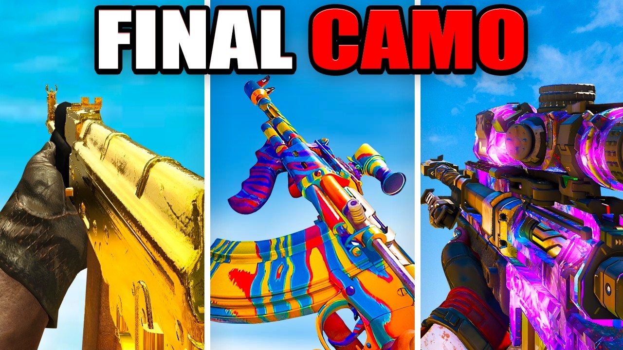 Using the FINAL Camo in EVERY Call of Duty
