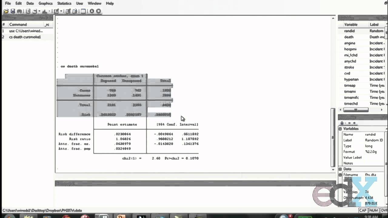 Week 3 : STATA DEMO: CUMULATIVE INCIDENCE AND IR FOR DEATH