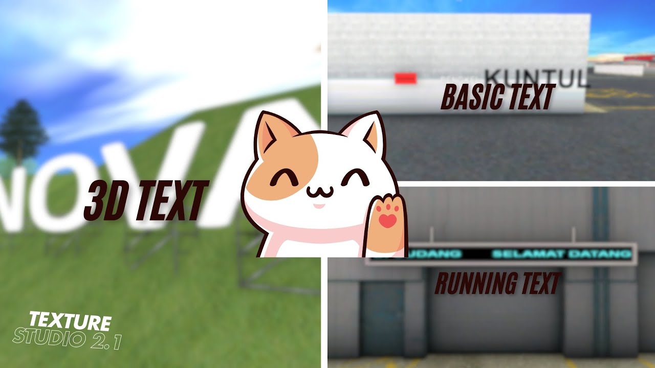 [ TUTORIAL ] CARA MEMBUAT TEXT DI TEXTURE STUDIO 2.1 MAPPING GTA SAMP