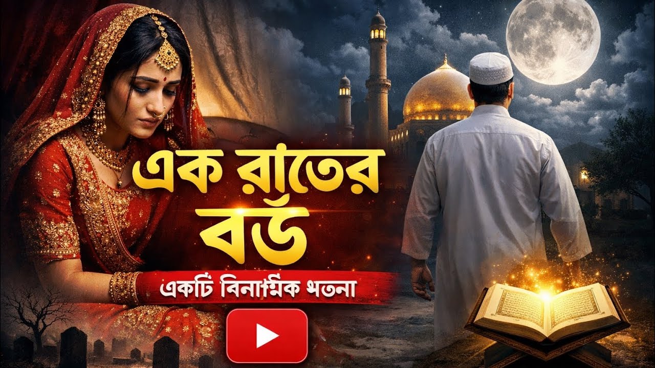 এক রাতের বউ 😱 | বিয়ের পর যা ঘটলো কেউ বিশ্বাস করবে না | ইসলামিক ঘটনা | islamic story video