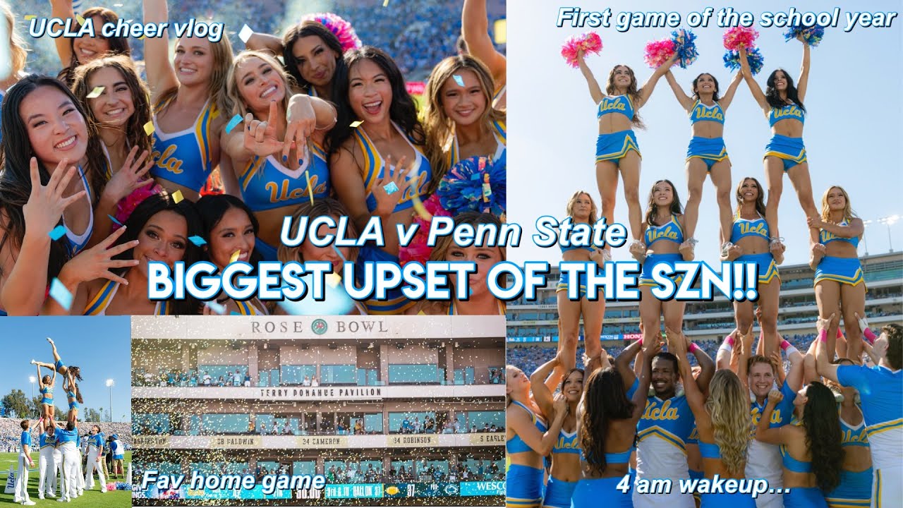 UCLA против Penn State | Видеоблог о дне игры поддержки UCLA | КРУПНЕЙШИЙ ПОБЕДИТЕЛЬ СТУДЕНЧЕСКОГ...