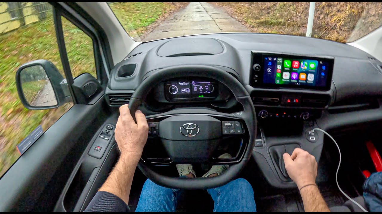 NEW Toyota Proace City 2025 (1.5 D-4D 100 hp) | POV Test Drive #2319 Joe Black