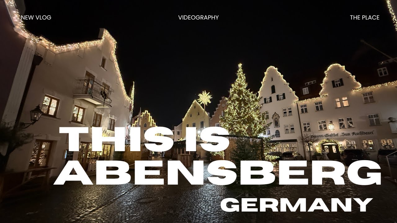 Night Walk in Abensberg 🌙✨ Beautiful Streets & Abens River by Night | Bavaria Evening Vibes