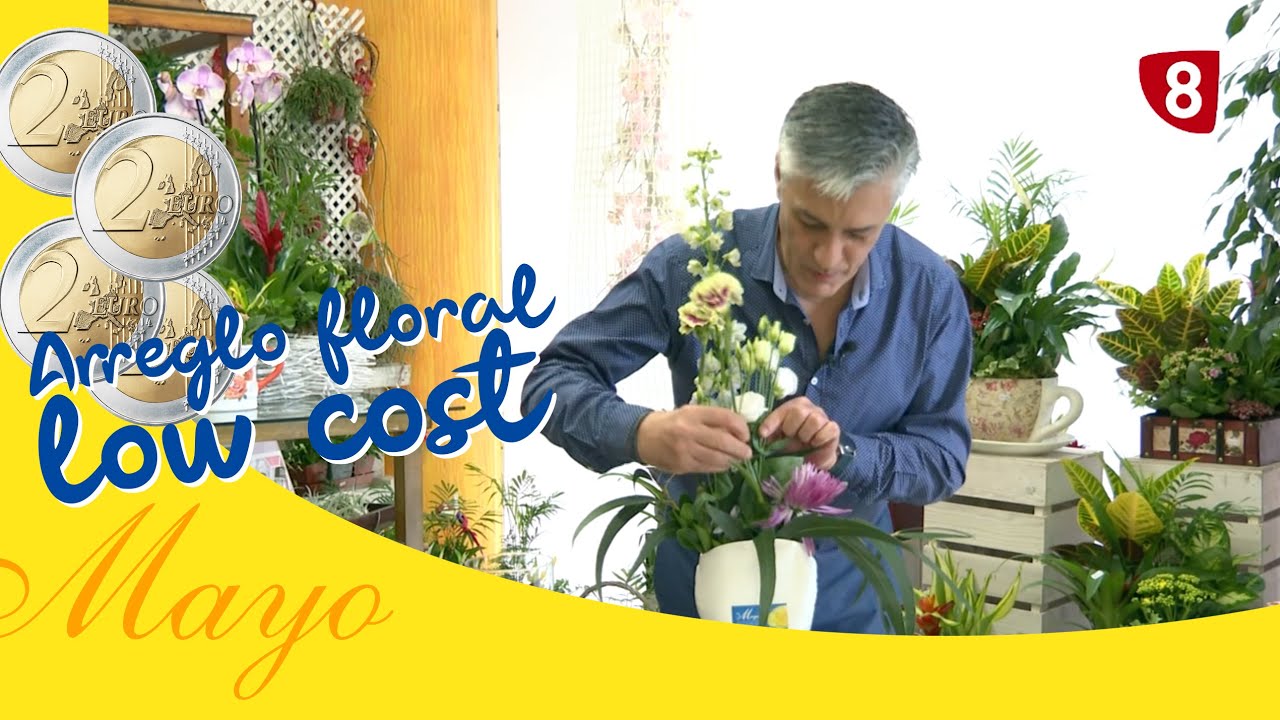 Arreglo floral LOW COST | Flores para mi casa