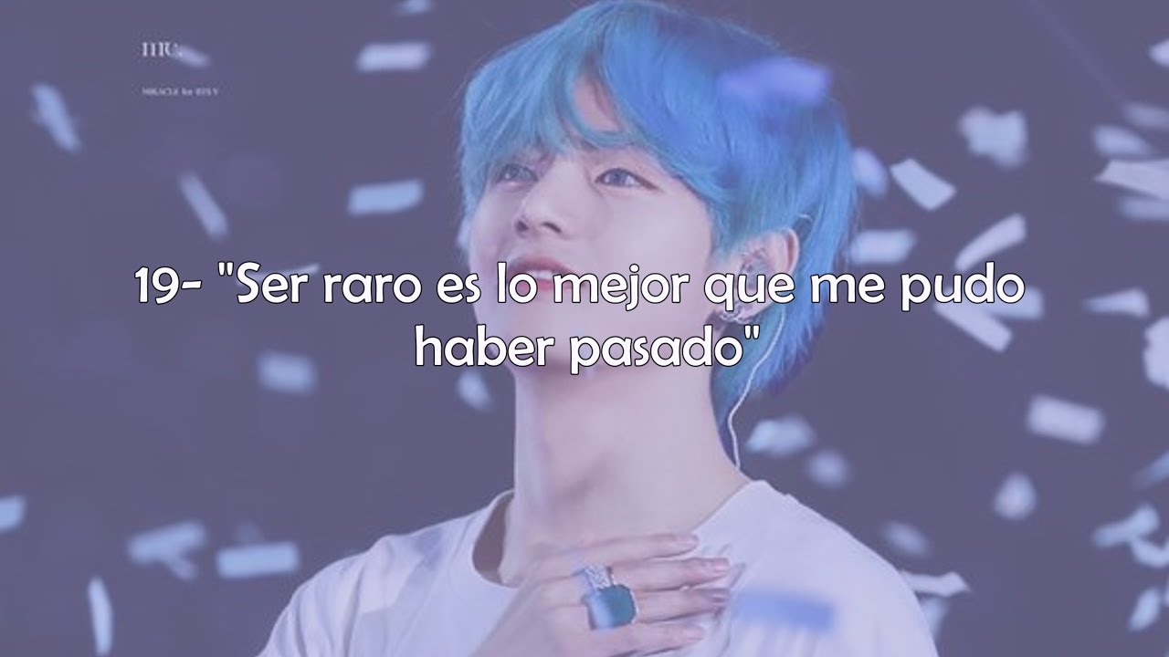 19 FRASES DE TAEHYUNG QUE TE HARÀ LLORAR 💜