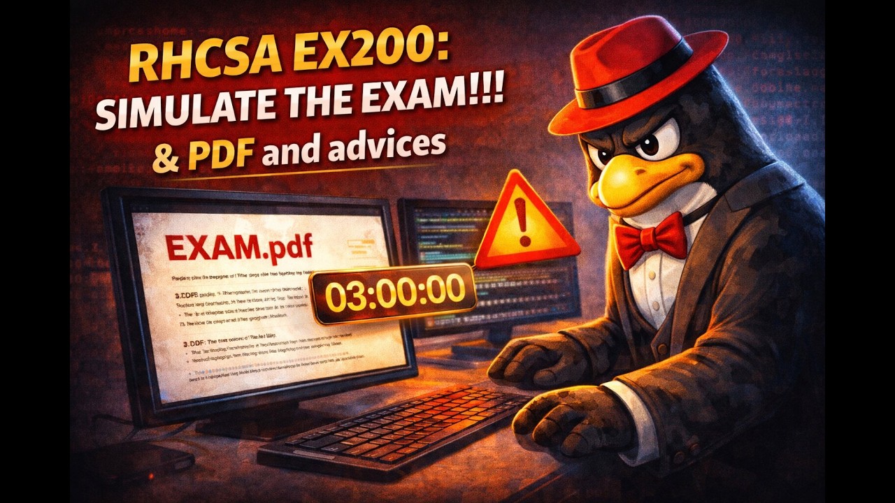 RHCSA EX200: Имитация экзамена!!! PDF-файл и советы.