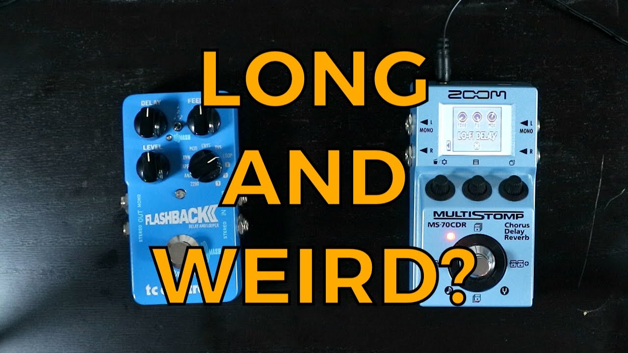 Zoom MS-70CDR vs. TC Electronic Flashback 2 - In-Depth Delay Shoot-Out!