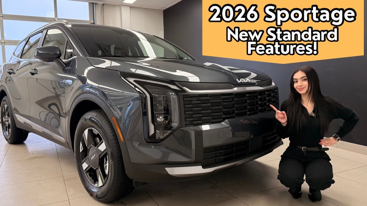 Kia Sportage 2026 года получила ряд существенных обновлений в стандартной комплектации! - Основны...