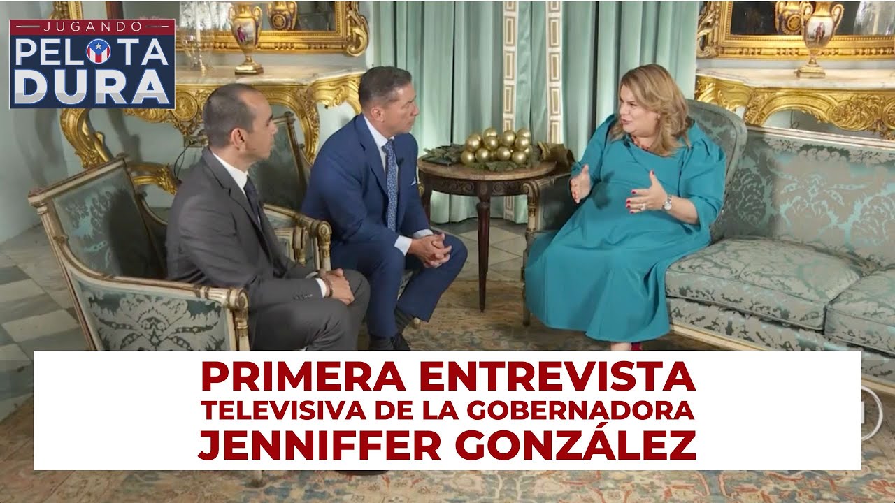 [EXCLUSIVA] Primera entrevista televisiva de la gobernadora Jenniffer González