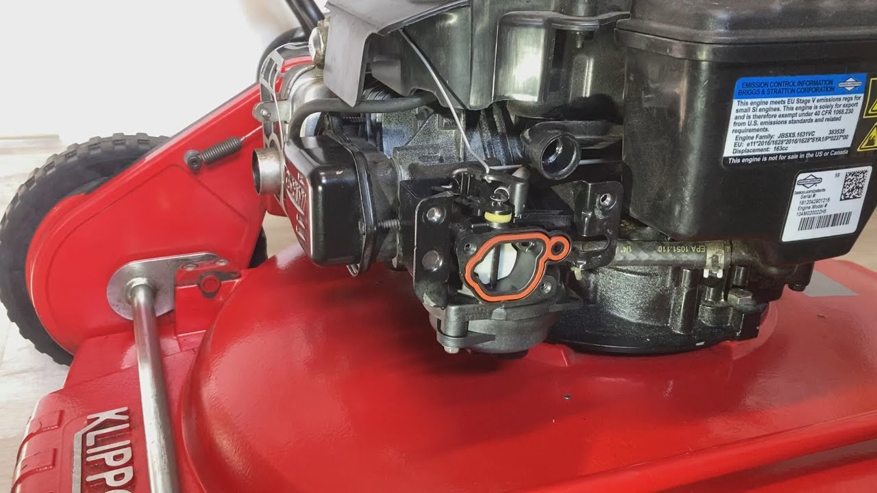 Klippo Comet S med Briggs&Stratton EX - ojämn gång och orkeslös