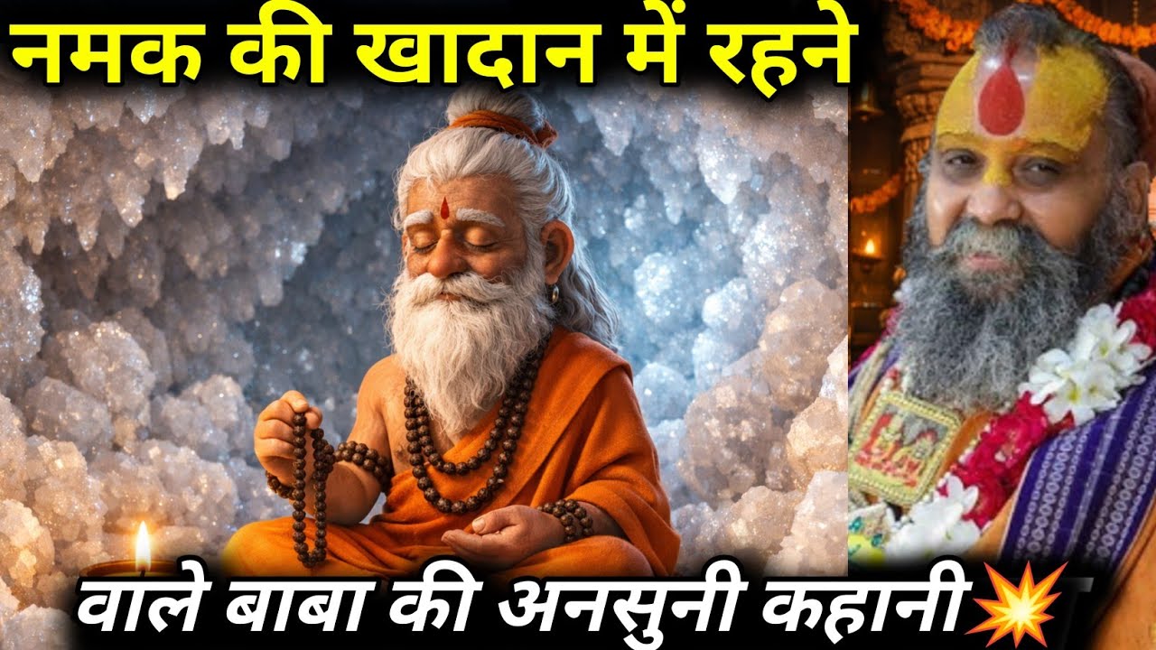 नमक की खादान में रहने 💯वाले बाबा की अनसुनी कहानी💥 || Rajendradas Ji Maharaj #katha