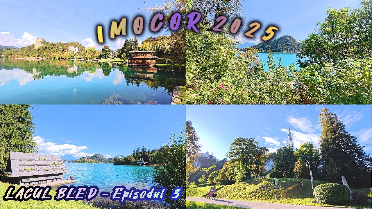Ne-am rupt picioarele până la Castel și ne-am răsplătit cu câte un cremșnit!Turul lacului Bled!-ep.3