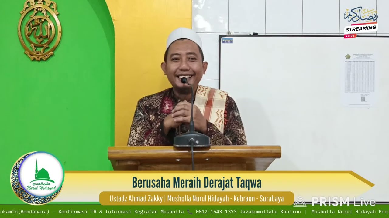 Kultum Tarawih Hari ke 1 1447H