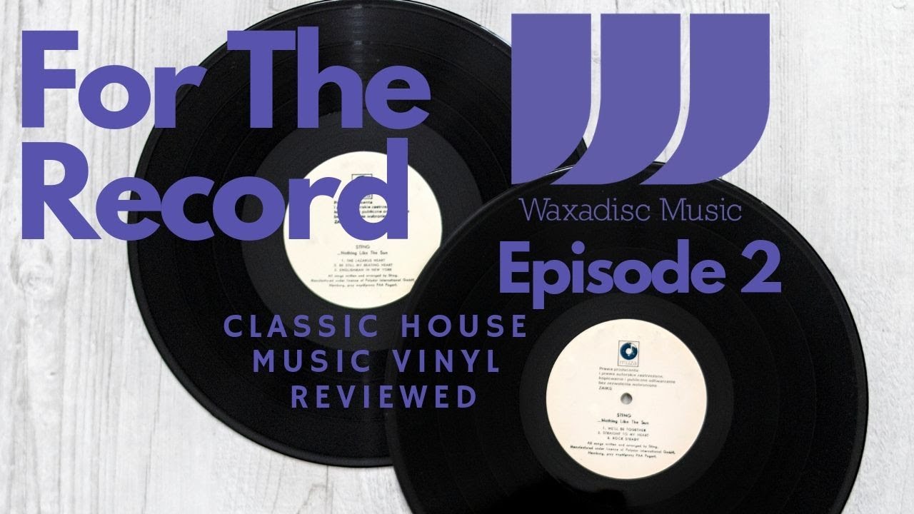 Classic House Music Vinyl Collection Episode 2. Disco House Classic 12