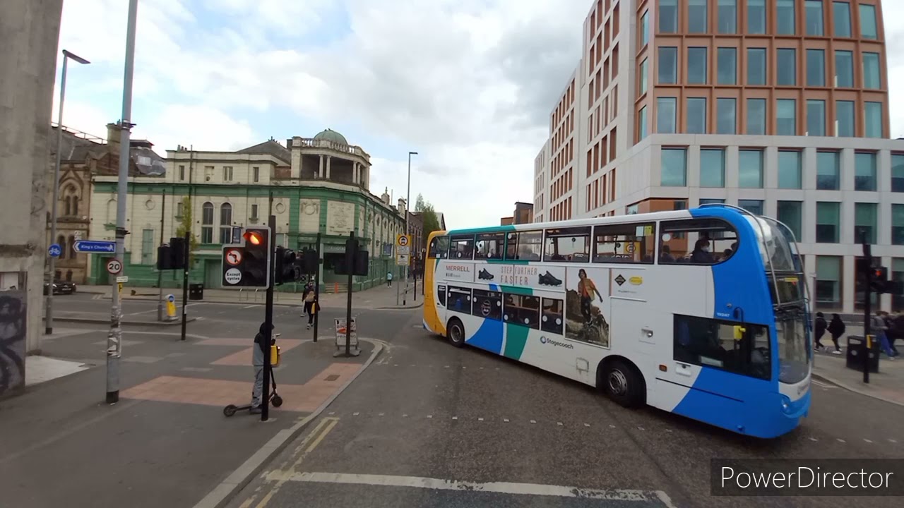 Bus Ride Stagecoach Greater Manchester Route 250 Piccadilly Gardens to Trafford Centre 1/5/2021