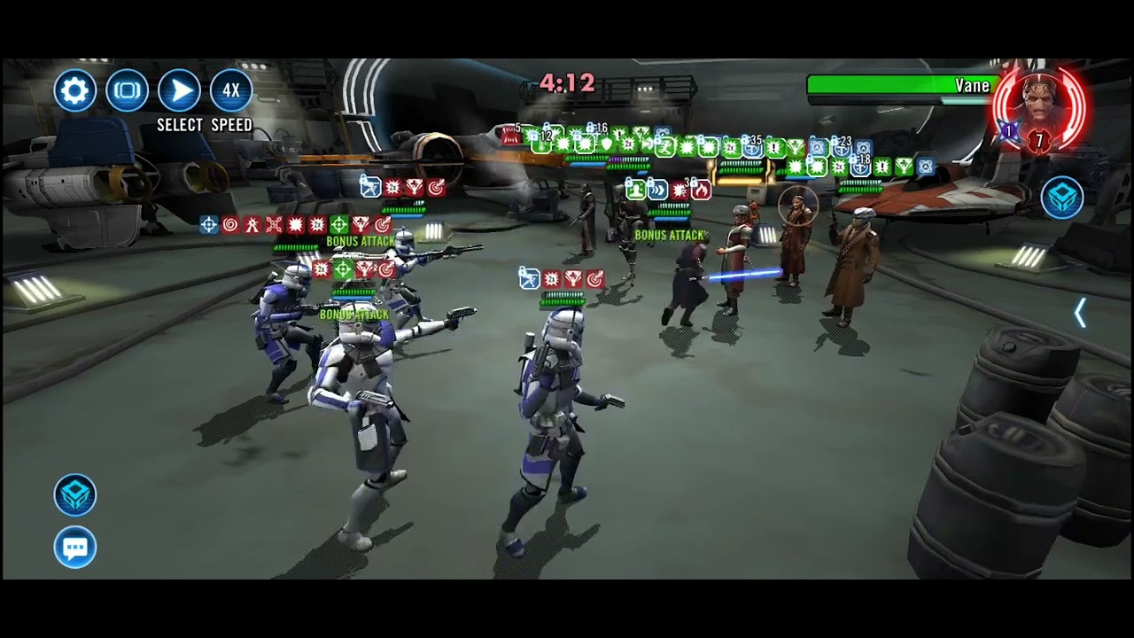 SWGOH GAS (Rex Cron) Destroys PKHO Squad Arena Test