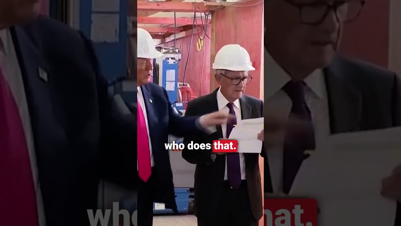 Awkward moment Powell fact checks Trump&rsquo;s Fed renovation bill claim
