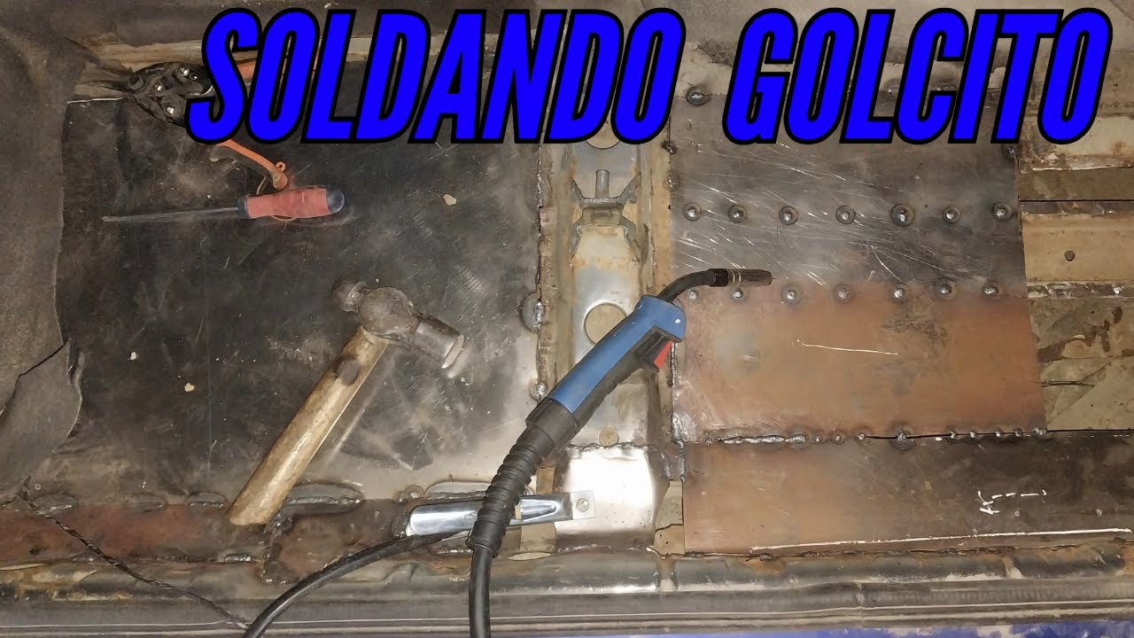 Empezando soldadura en los pisos del GOLCITO (parte 2)