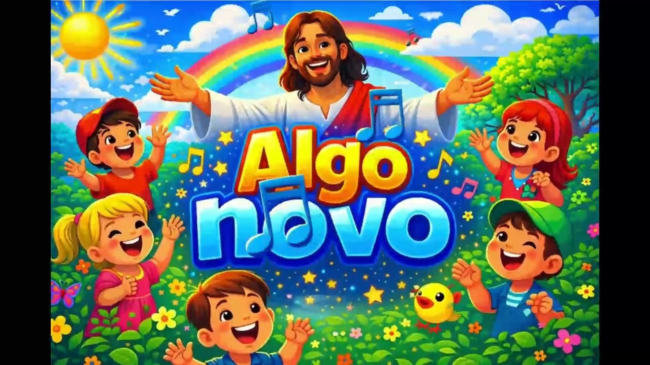 Algo Novo – Kemuel e Lukas Agustinho | Cover Infantil 🎵 O Rei e os Pequenos