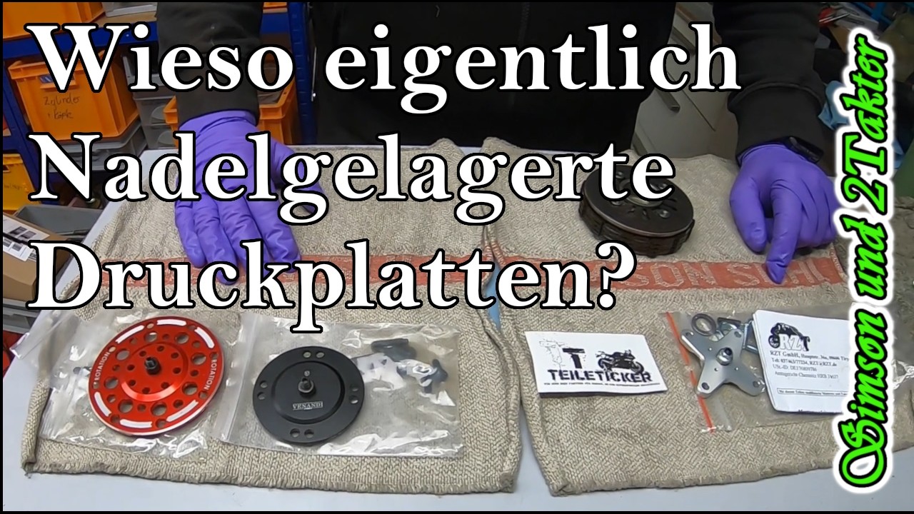 Simson Wieso gibt es Nadelgelagerte Druckplatten fpür die Kupplung? Kupplungsdeckel mit Fenster?